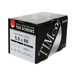 TIMCO Self-Drilling Heavy Section Silver Screws - 5.5 x 32