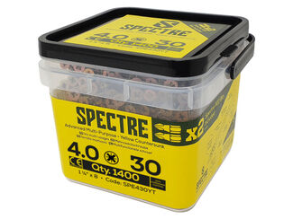 Spectre Advanced Multi-purpose Woodscrew - Tub - 4.0 x 30mm